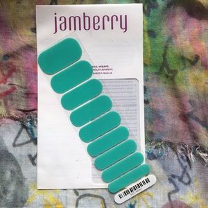 Athens turquoise JAMBERRY half sheet nail wraps